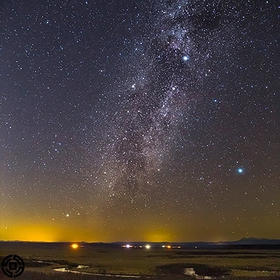 星の降る夜<写真・A4サイズ1枚>