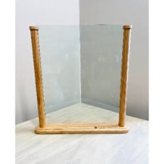 北海道産カラマツ使用　飛沫防止パネル　タイプ1(60×60cm) | ふるさと納税のお礼品