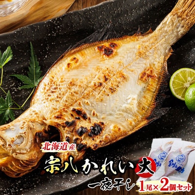 北海道産　宗八かれい(大)　1尾×2個セット