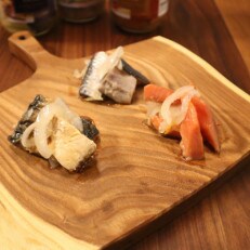 ピクルス風のお酢に漬け込んだ<鮭とば・焼き鯖・イワシ>の酢漬け 3種類340g×各1コ <計3コ>　