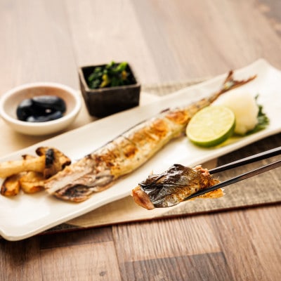 ＜北海道産＞秋刀魚(サンマ)をわさび風味に仕上げた「わさび漬さんま」3尾×4個セット