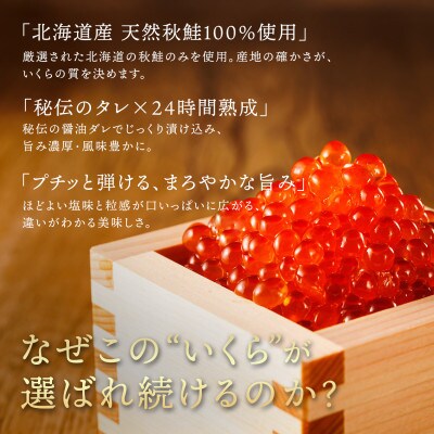【毎月定期便】いくら醤油漬け 250g×3箱セット<北海道産の鮭卵>全6回