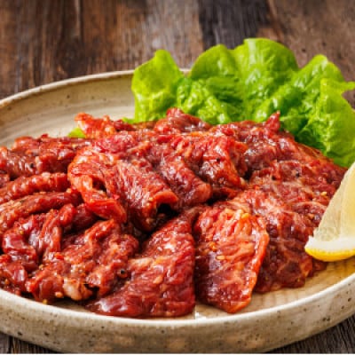 【毎月定期便】国産味付牛カルビ 200g×5パック(合計1kg)全5回