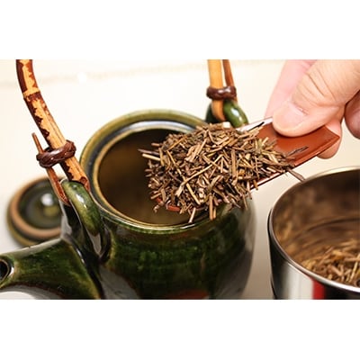 【お茶のふじえだ園】くしろ夕焼けのほうじ茶(100g)×8個