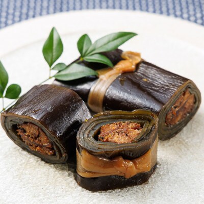 国産(北海道産)昆布で鰊(にしん)を丁寧に巻いた昆布巻きセット(4本)