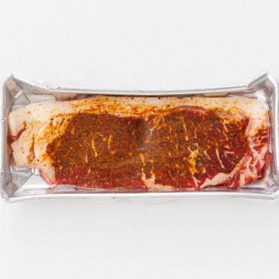 北海道産 牛肉 味付き スパイシービーフ(カレー味)一子相伝のスパイス使用 100g×4枚