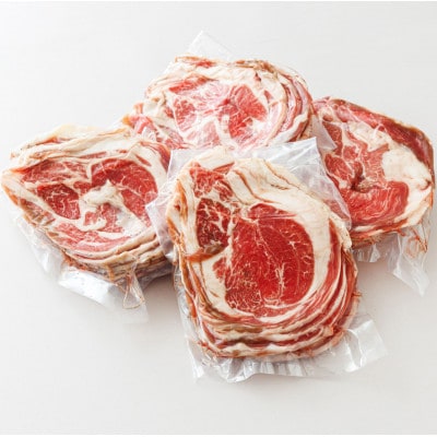 【毎月定期便】ラム肉 スライス 100g×10パック(合計1kg) 味付き　全3回