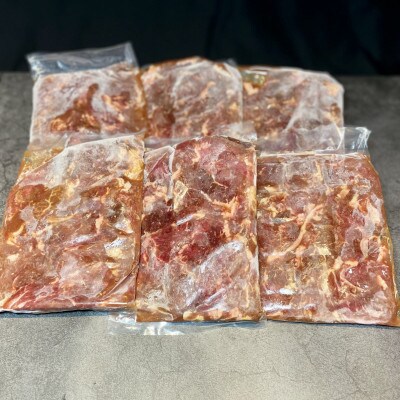 老舗焼肉専門店 こだわりのタレ漬け オリジナル 味付き 牛ハラミ 500g×6パック(3kg)