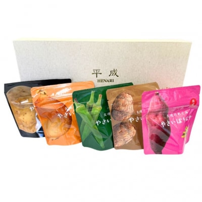 国産野菜を使った野菜のお菓子 詰合せ やさいぽりぽりセット 5種　箱入り
