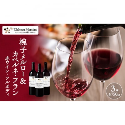 椀子メルロー カベルネ・フラン 750ml 3本 シャトー・メルシャン 赤[54041143]