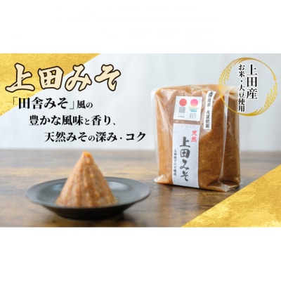 みそセット(大吟醸みそ500g×1袋・上田みそ500g×1袋)[54040583]
