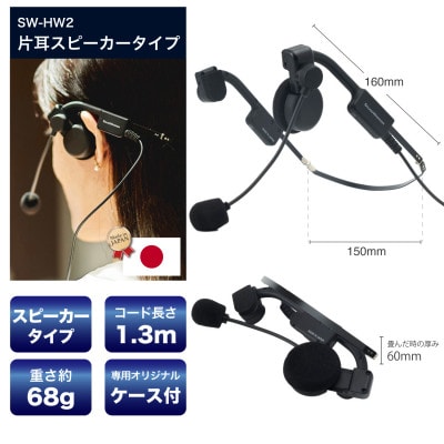 メガネフレーム型ヘッドセット SOUND WARRIOR SW-HW2[54040598]