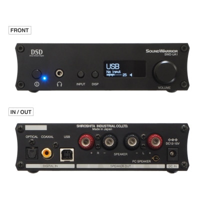 デジタルアンプSOUND WARRIOR USB DAC内蔵SWD-UA1-SD[54040725]