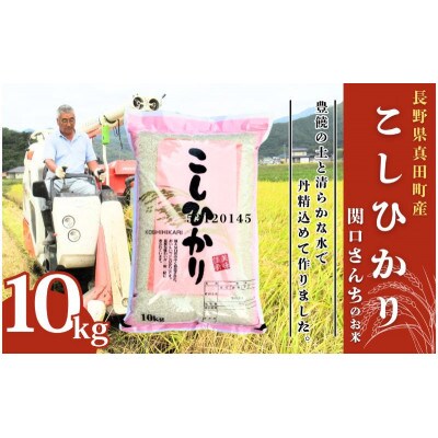 コシヒカリ 関口さんちのお米 精米 10kg[54040145]