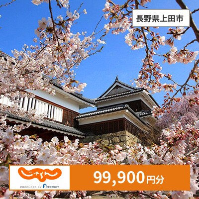 【じゃらんふるさと納税クーポン】 長野県上田市でつかえる99,900円 クーポン