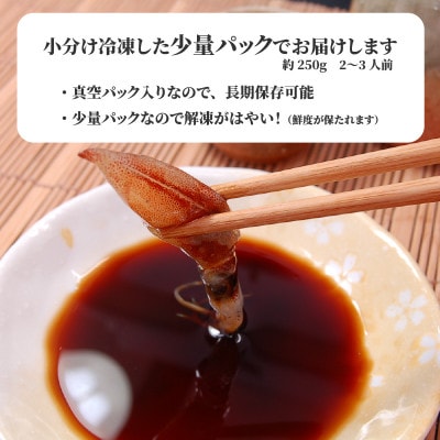 旬凍結ホタルイカ　小分け約250g×4パック　生食可　お刺身 しゃぶしゃぶに