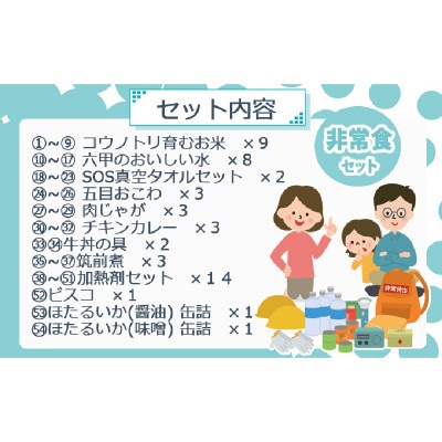非常食セット5日分 54点 防災 兵庫県産