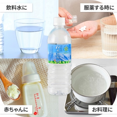 但馬の天然水 550mlペットx48本(2ケース)【複数個口で配送】