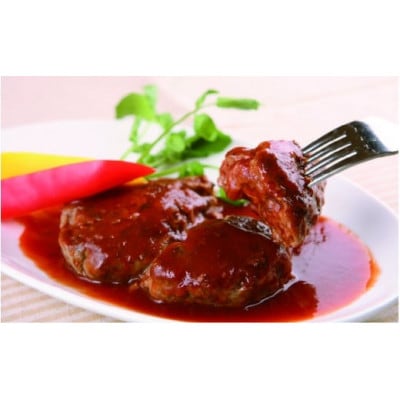 歯科衛生士が本気で作った神戸牛入プレミアムハンバーグ130g 5個セットデミグラスソース30ml×5