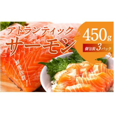 アトランティックサーモン 450g