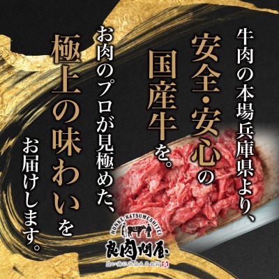 【訳あり】国産 赤身スライス 800g
