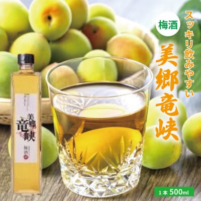 梅酒 美郷竜峡 500ml 1本  梅酒 農事組合法人フジ