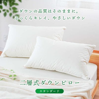 二層式ダウンピロー スタンダードタイプ 43×63cm
