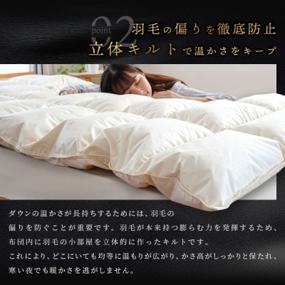 羽毛 ダウン 敷きパッド シングル 1枚