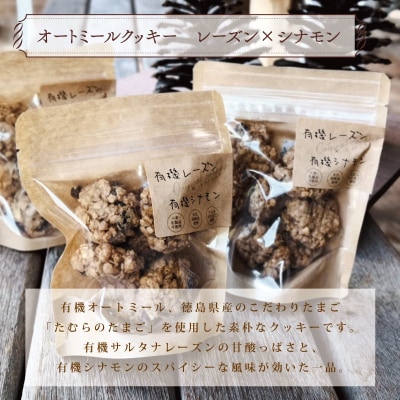  クッキー おまかせ 3種 有機 オートミール クッキー