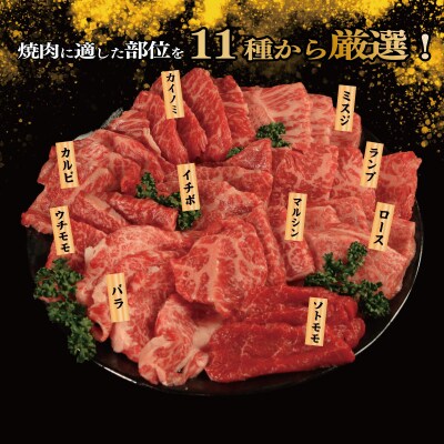 焼肉 セット 牛肉 おまかせ 3種 国産和牛 ロース バラ 外もも 内もも 