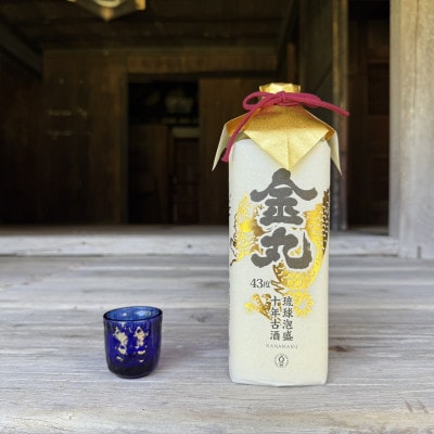 【伊是名酒造所・琉球泡盛】古酒10年 金丸 35度&43度 2本飲み比べセット(各720ml)