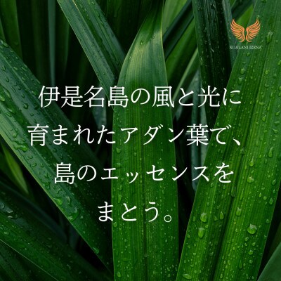 伊是名島産アダン葉のバングル「島結」Lサイズ|KOALANI IZENA