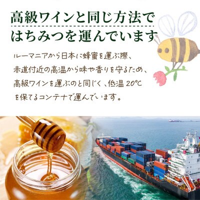 山田養蜂場ルーマニア産アカシア蜂蜜200g(ビン入り)×2個(64268)