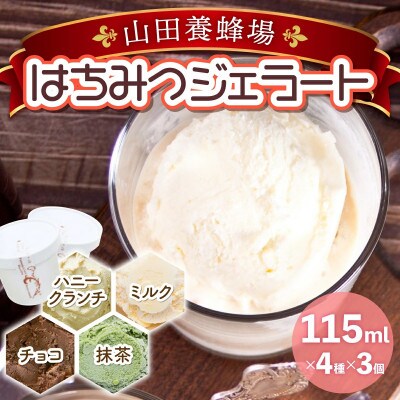 山田養蜂場のはちみつジェラート12個入(26590)