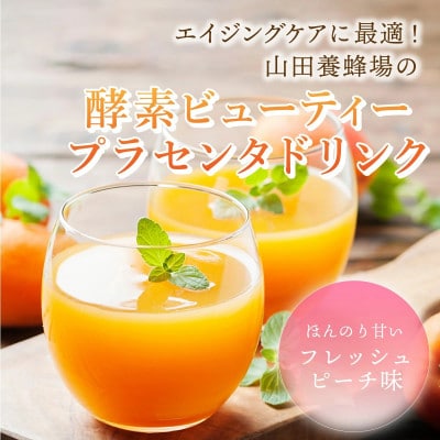 山田養蜂場酵素ビューティー プラセンタドリンク 500ml×2本(64323)