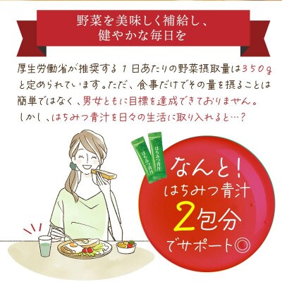 山田養蜂場はちみつ青汁1箱30包入り×1箱(33305)