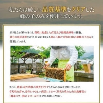 【毎月定期便】酵素パワー蜂の子ゴールド(01108)全3回