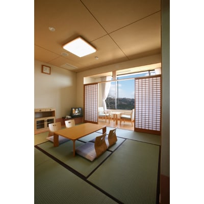 客室から太平洋が一望できる!公共の宿マウントあかね【2名様1泊2食付ご宿泊券】★和室8畳　趣膳★