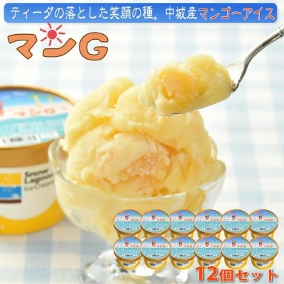 中城の中学生が開発した濃厚マンゴーアイス『ティーダの落とした笑顔の種。マンG』(130ml×12個)