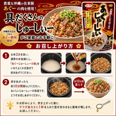 【沖縄ホーメルお試しセット】あぐーじゅーしぃの素 2合用×2袋
