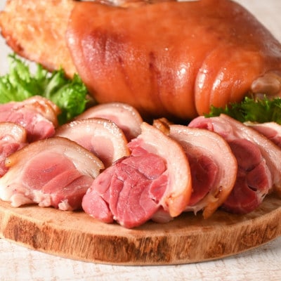 沖縄ホーメル 沖縄県産骨付きスモークポーク アイスバイン 国産骨付き豚肉 600g×3本