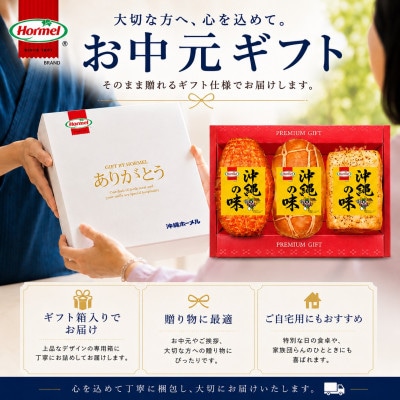 のし付き お中元ハムギフト HL-1(焼豚・ビアサラミ・セレクトベーコン)