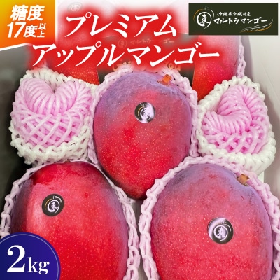 【2026年6月下旬から順次発送】マルトウマンゴーのプレミアム アップルマンゴー2kg