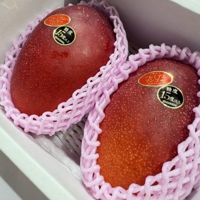 【2026年6月から順次発送・数量限定】糖度15度以上を選別した「プレミアムマンゴー」4玉