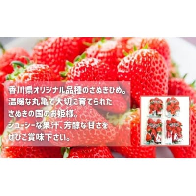 いちごのお姫様 さぬきひめ 約1kg (約250g×4パック) 2月から順次発送