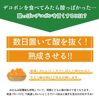 デコポン 約1.5kg 常温 香川県 丸亀市 フルーツ 発送:3月上旬～