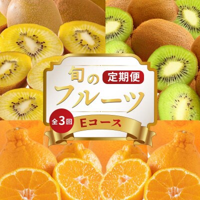 【発送月固定定期便】フルーツ定期便 Eコース(ゴールドキウイ 香緑キウイ デコポン)全3回