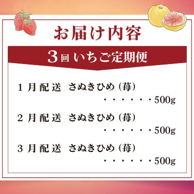 【発送月固定定期便】フルーツ定期便 Jコース(さぬきひめ)全3回