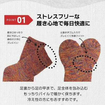 もっちり靴下2足 婦人 カラーおまかせ 香川県 丸亀市 サンレック