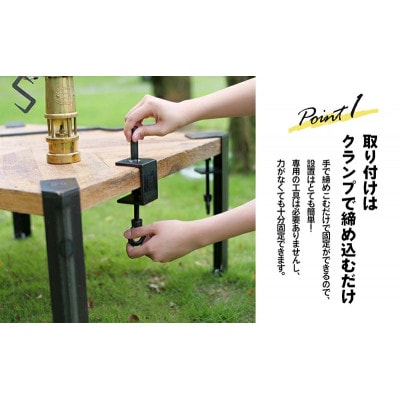 クランプ式ランタンハンガー